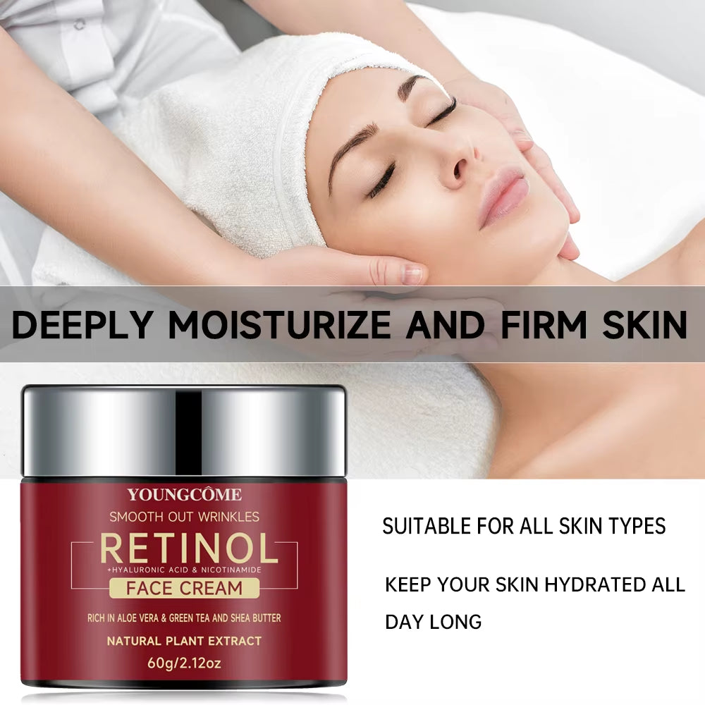 Retinol Lifting Firming Cream Repairing Moisturizing Nourishing Cream Brightening Skin Facial Cream Anti-Aging Face Skin Care